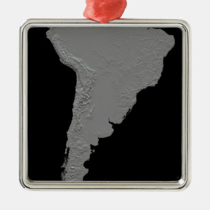 Stereoskopische Ansicht von Südamerika Ornament Aus Metall