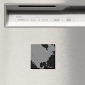 Stereoskopische Sicht Nordamerikas 2 Magnet (In Situ (Geschirrspüler))