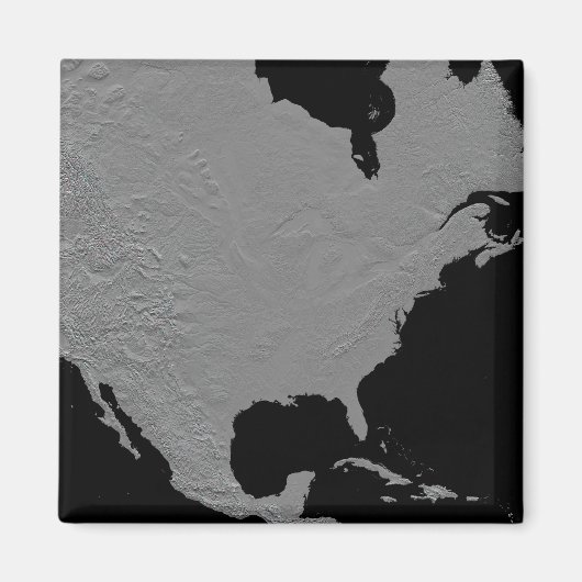 Stereoskopische Sicht Nordamerikas 2 Magnet (Vorne)