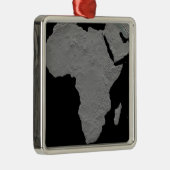 Stereoskopische Sicht Nordamerikas Silbernes Ornament (Rechts)