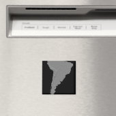 Stereoskopische Sicht Südamerikas Magnet (In Situ (Geschirrspüler))