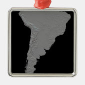 Stereoskopische Sicht Südamerikas Ornament Aus Metall (Vorne)