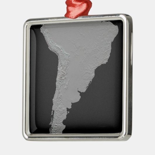 Stereoskopische Sicht Südamerikas Ornament Aus Metall (Links)