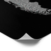 Stereoskopische Sicht Südamerikas Poster (Ecke)