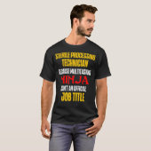 Sterile Processing Technicians Fun Plan Funny Tech T-Shirt (Vorne ganz)