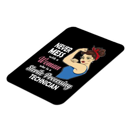 Sterile Processing Technique geben Frauen Autoclav Magnet (Linke Seite)