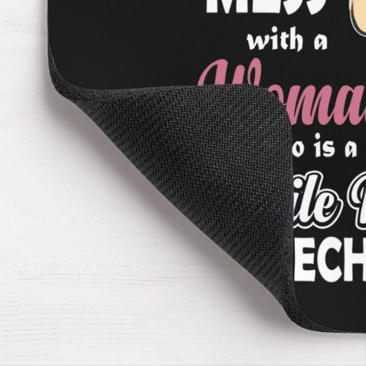 Sterile Processing Technique geben Frauen Autoclav Mousepad (Ecke)