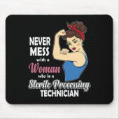 Sterile Processing Technique geben Frauen Autoclav Mousepad (Vorne)