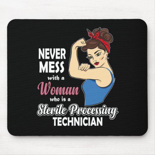 Sterile Processing Technique geben Frauen Autoclav Mousepad (Vorne)