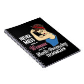 Sterile Processing Technique geben Frauen Autoclav Notizblock (Rechte Seite)