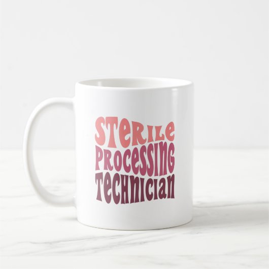 Sterile-Verarbeitungstechniker Kaffeetasse (Links)