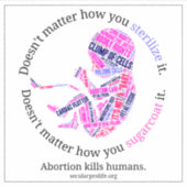 Sterilis und Sugarcoat Aufkleber (Vorderseite)