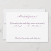 Sterilisations-Party Einladungen (Rückseite)