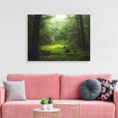Steriowald Leinwanddruck (Insitu (Wohnzimmer))