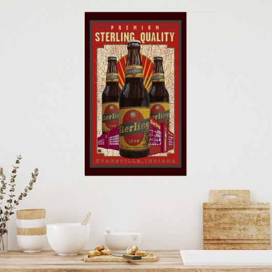 Sterling Beer Poster (Küche)
