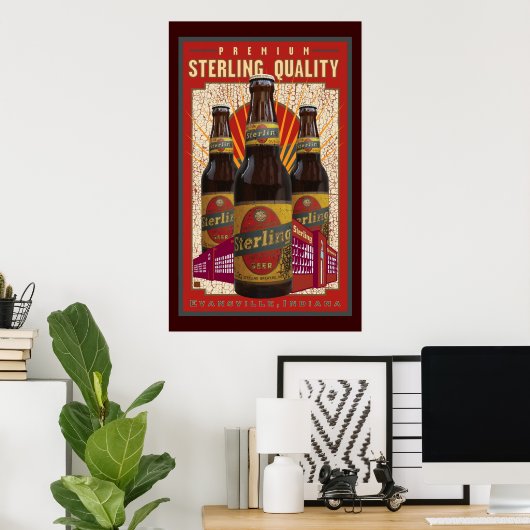 Sterling Beer Poster (Heimbüro)