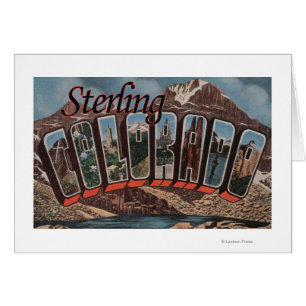 Sterling, Colorado - große Buchstabe-Szenen