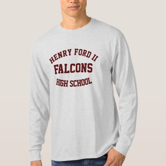 Sterling Heights Henry Ford II High School T - Shi T-Shirt (Vorderseite)