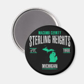 Sterling Heights Magnet (Vorderseite/Rückseite)