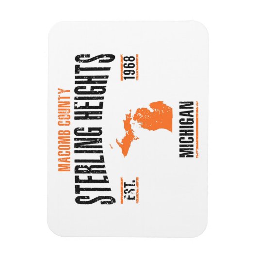 Sterling Heights Magnet (Vertikal)