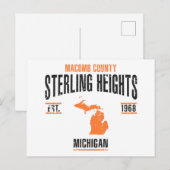 Sterling Heights Postkarte (Vorne/Hinten)