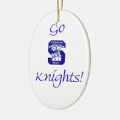 Sterling High Go Ritter Logo II Oval Ornament (Links)