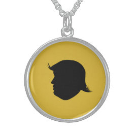 STERLING-SILVER-TRUMP-SILHOUETTE STERLING SILBERKETTE