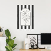 Sterlitzia Elegante Blume Botanisch Poster (Heimbüro)