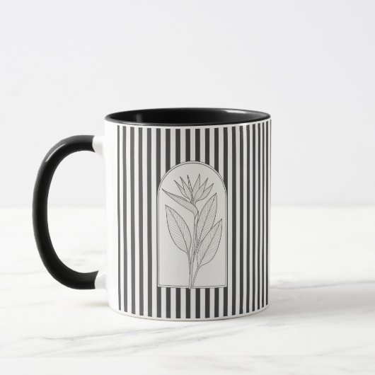 Sterlitzia Elegante Blume Botanisch Tasse (Links)