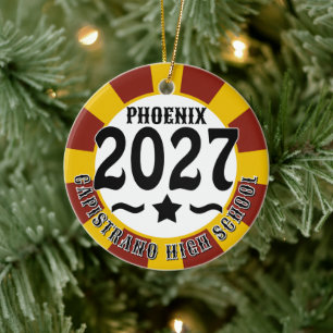 Stern Abiturjahrgang 2027 Foto-Abschlussfeier Keramik Ornament