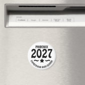 Stern-Abschlussklasse 2027 Magnet (In Situ (Geschirrspüler))