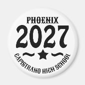 Stern-Abschlussklasse 2027 Magnet (Vorne)