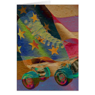Stern-abstrakte Rollen-Skate