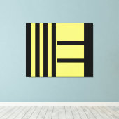 Stern abstrakter Expressionismus Malerei Kunst  Leinwanddruck (Insitu (Holzboden))