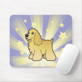 Stern-Amerikaner Cocker spaniel Mousepad (Mit Mouse)