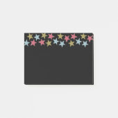 Stern-Anmerkungen über Schwarzes Post-it Klebezettel (Vorderseite)