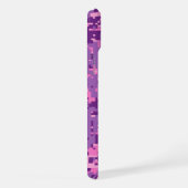 Stern auf der Girly Hot Pink Digital-Camouflage iPhone Hülle (Rechte Seite)