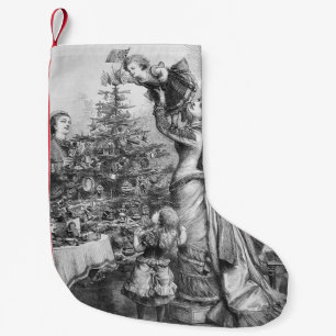 Stern auf Weihnachtsbaum Kleiner Weihnachtsstrumpf