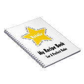 "Stern-Bäcker" mein Rezept-Buch Notizblock (Rechte Seite)