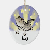 Stern-bärtiger Drache/Rankins Drache Keramikornament (Rechts)