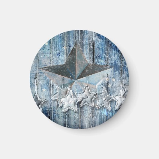Stern Blues Magnet (Vorne)