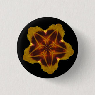 Stern-Blumen-Knopf Button