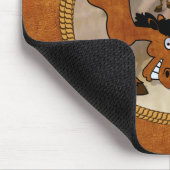 Stern bockig das Rodeo-Pferd Mousepad (Ecke)