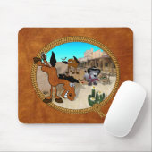 Stern bockig das Rodeo-Pferd Mousepad (Mit Mouse)