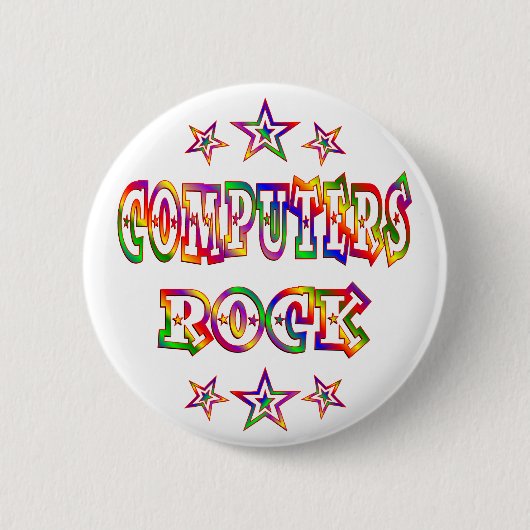 Stern-Computer-Rock Button (Vorderseite)