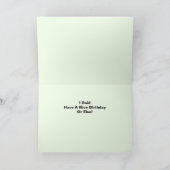 Stern Cougar Birthday Card Feiertagskarte (Innenseite)