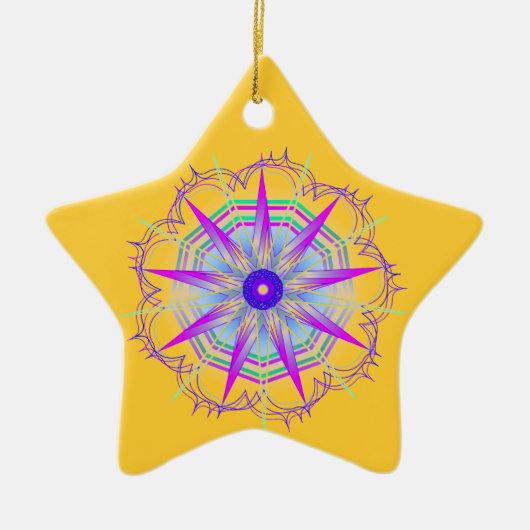Stern Creativity8 Keramikornament (Vorne)