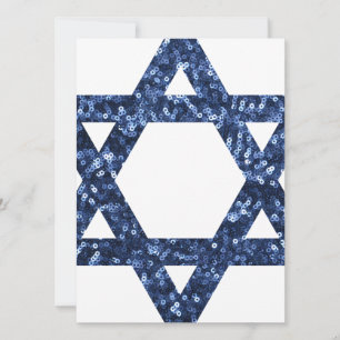 Stern David mit Pailletten