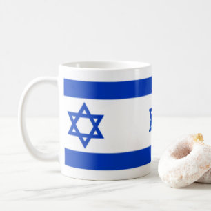 Stern Davids Jüdisch Israel Flagge Patriotisch  Kaffeetasse