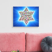 Stern Davids Leinwanddruck (Insitu (Wohnzimmer))